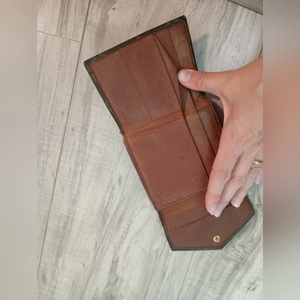 Louis Vuitton W Hook Wallet Monogram Monogram Canvas Authentic